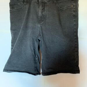 St. John's Bay Women’s Black Denim Shorts